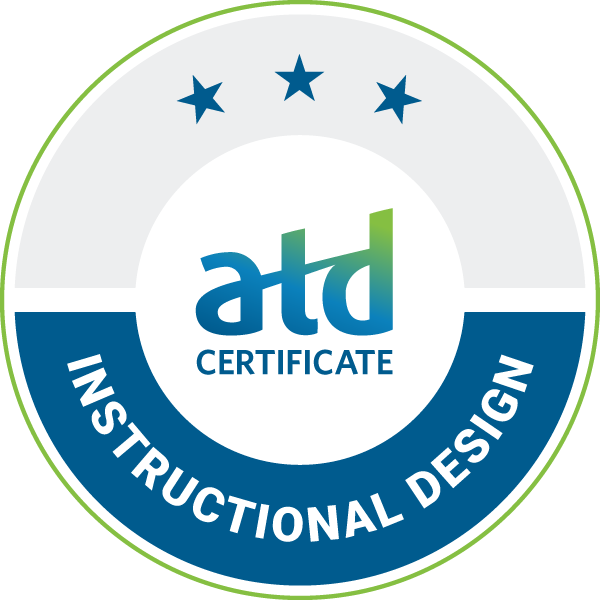 ATD Instructional Design Certificate badge